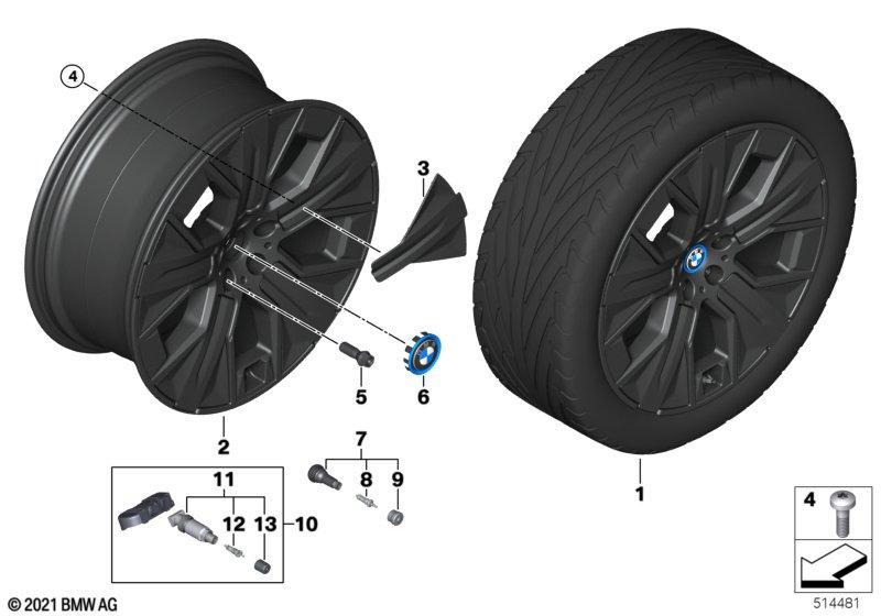 BMW LM Rad Aerodynamik 1011 - 21"