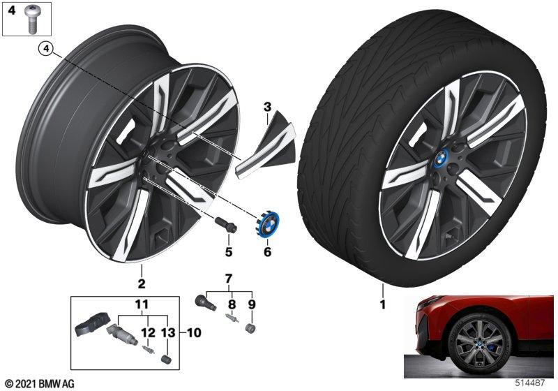 BMW LM Rad Aerodynamik 1012 - 21"