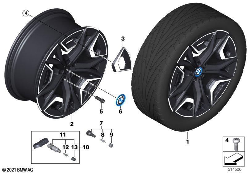 BMW LM Rad Aerodynamik 1020 - 22"