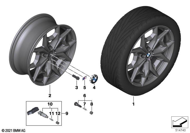 BMW LM Rad Y-Speiche 887M - 19"