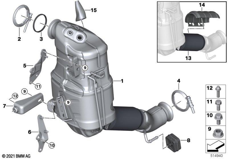 Katalysator/Dieselpartikelfilter