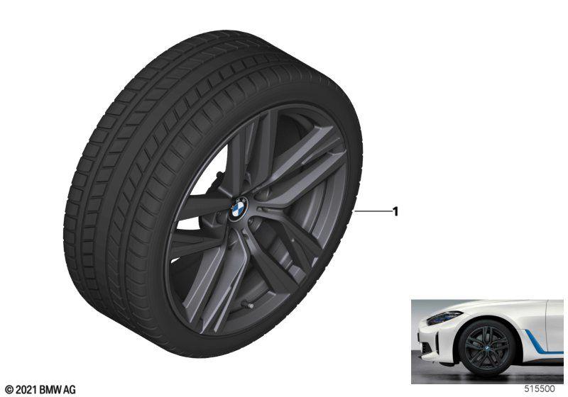 Winter wheel w/tire double sp.853 -18"