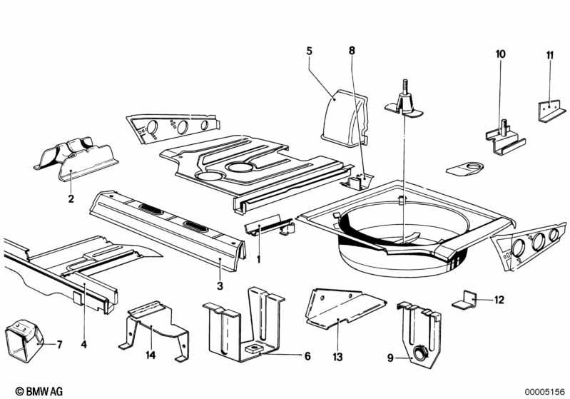 Gepäckraumboden Anbauteile