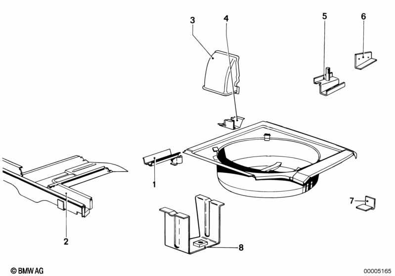 Gepäckraumboden Anbauteile