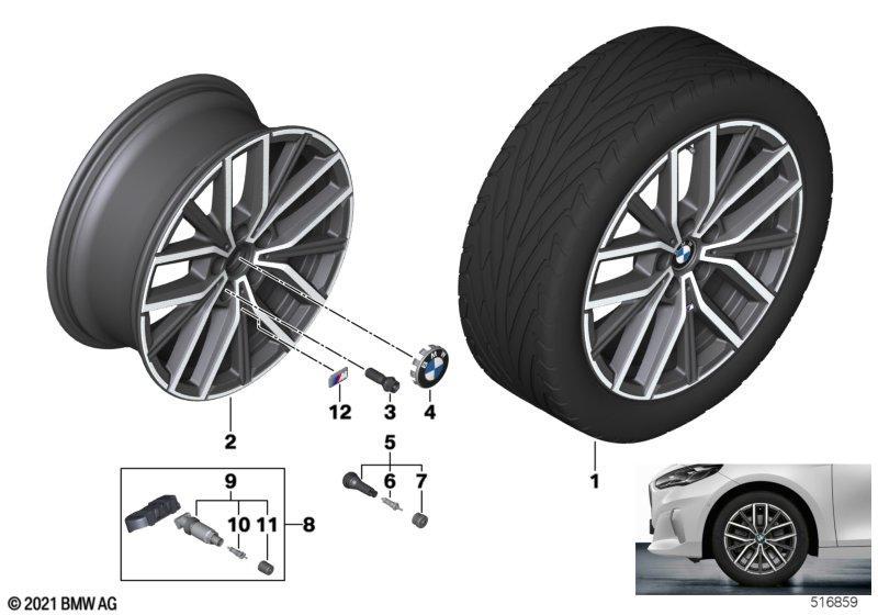 BMW LM Rad Doppelspeiche 838M - 18"