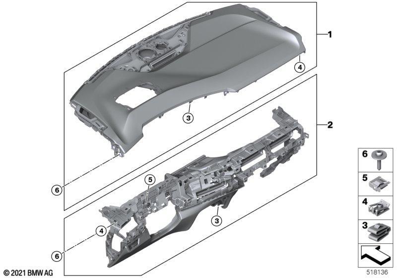 Verkleidung Instrumententafel