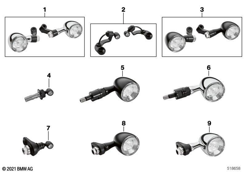 LED-Blinkleuchten vorn