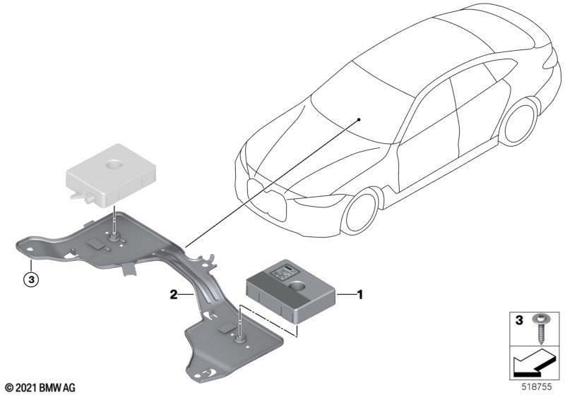 Einzelteile Antennenbox