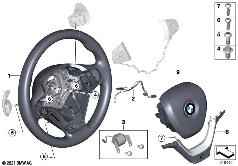 M Sportlenkrad Airbag Multif./Paddles