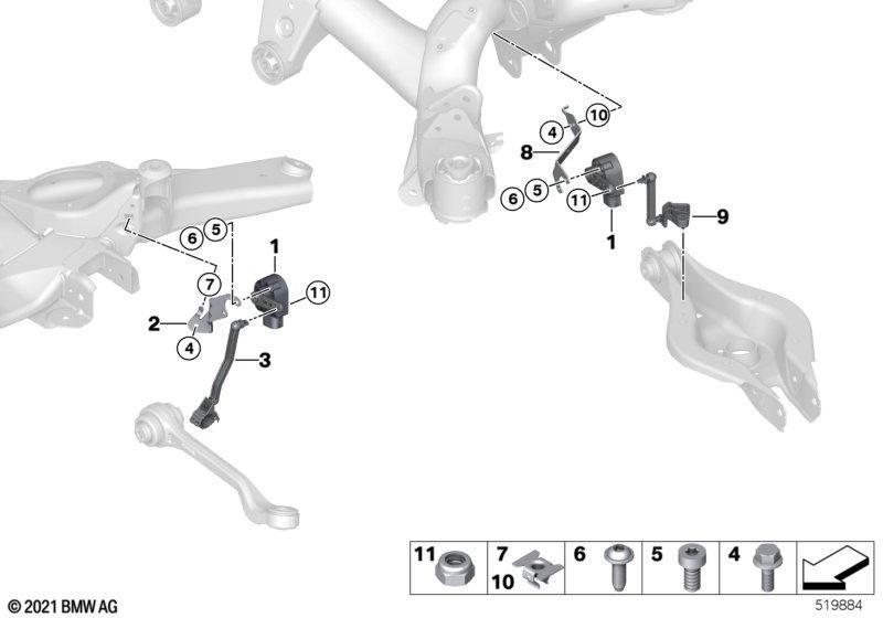 Sensor Leuchtweitenregulierung