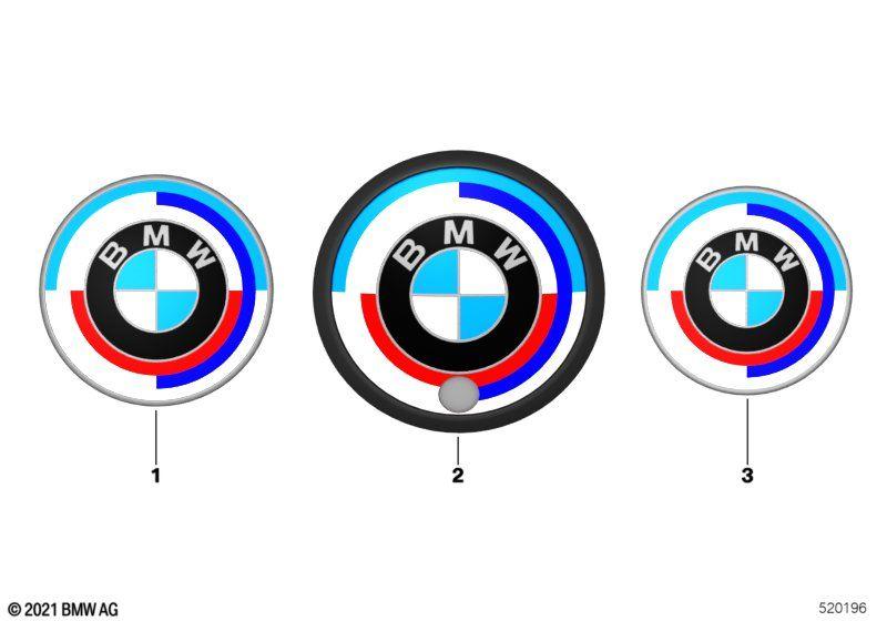 Nachrüstung BMW Emblem 50 Jahre M