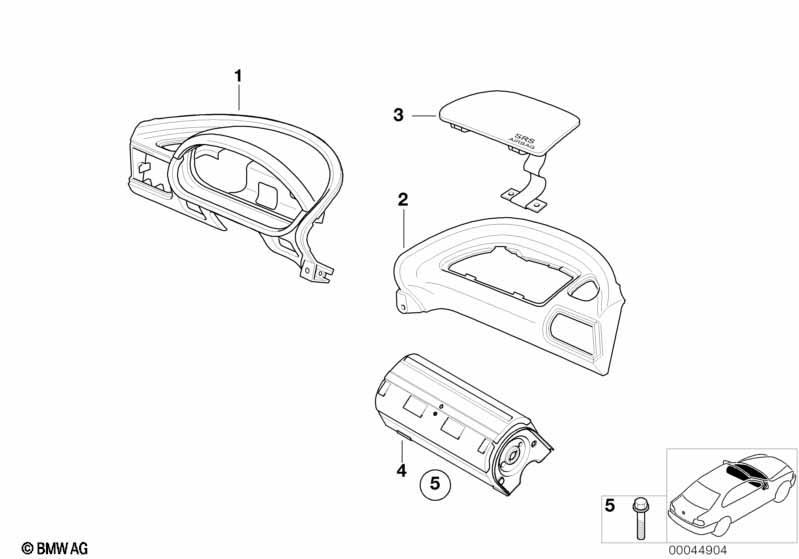 I-Tafel oben Fahrer/Beifahrer mit Airbag