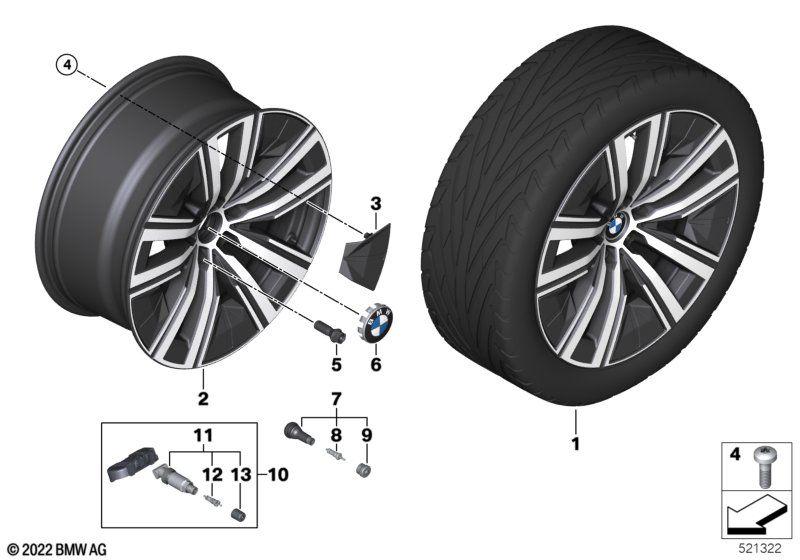 BMW LA wheel aerodynamics 904 - 19"