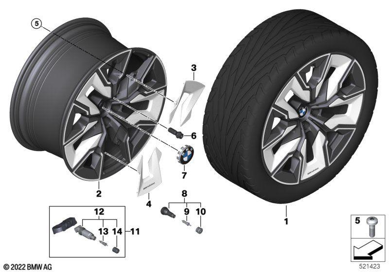 BMW lt-all.wheel aerodynamic 910I - 21"