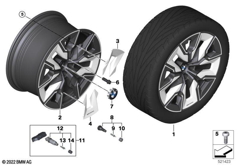 BMW LM Rad Aerodynamik 910I - 21"