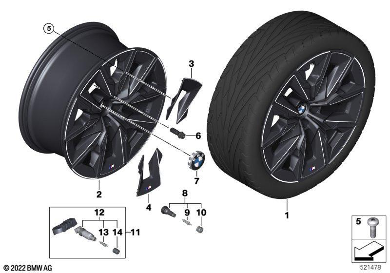 BMW LM Rad Aerodynamik 909M - 21"