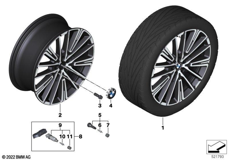 BMW LM-Rad Vielspeiche 869I - 20"