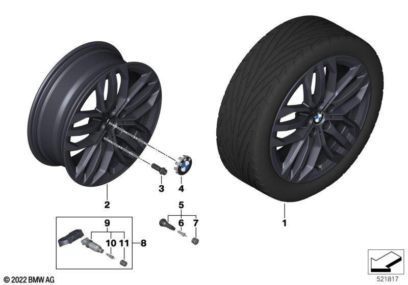 BMW LM Rad Doppelspeiche 879 - 18"