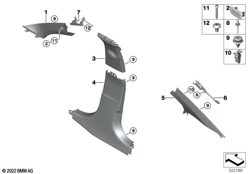 Verkleidung A- / B- / C-Säule