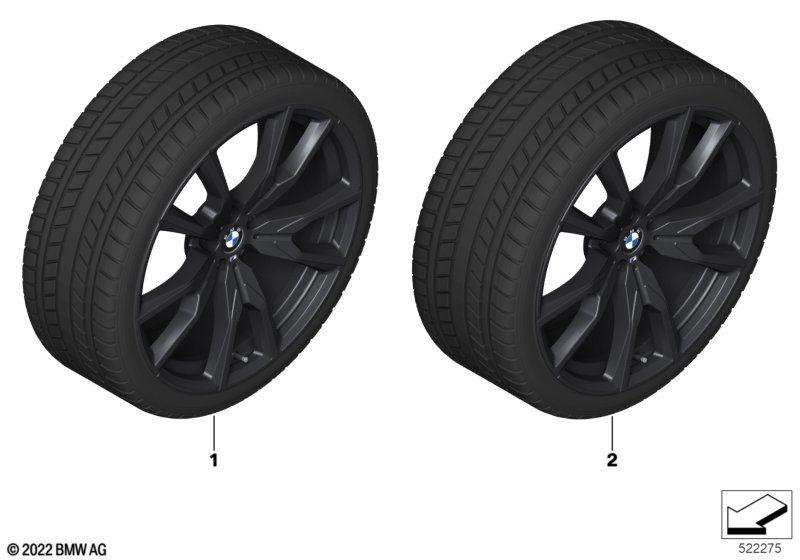 Winter wheel with tire M V-sp.755M - 22"