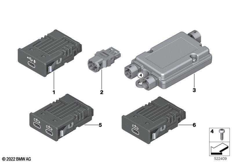 USB Einzelteile