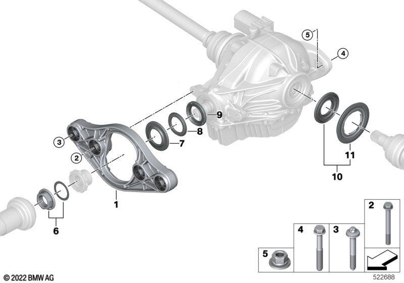 Rear differential adapter / gaskets
