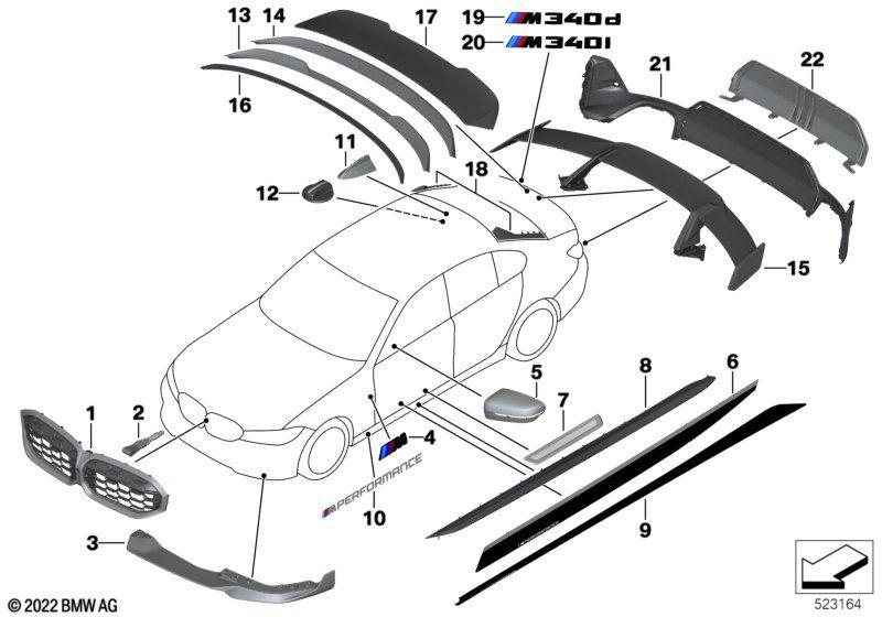 M Performance aerodynamics accessories