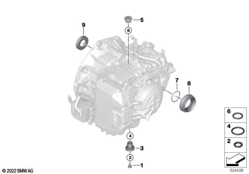 GA8G45AW Anbauteile/Dichtungen-Allrad