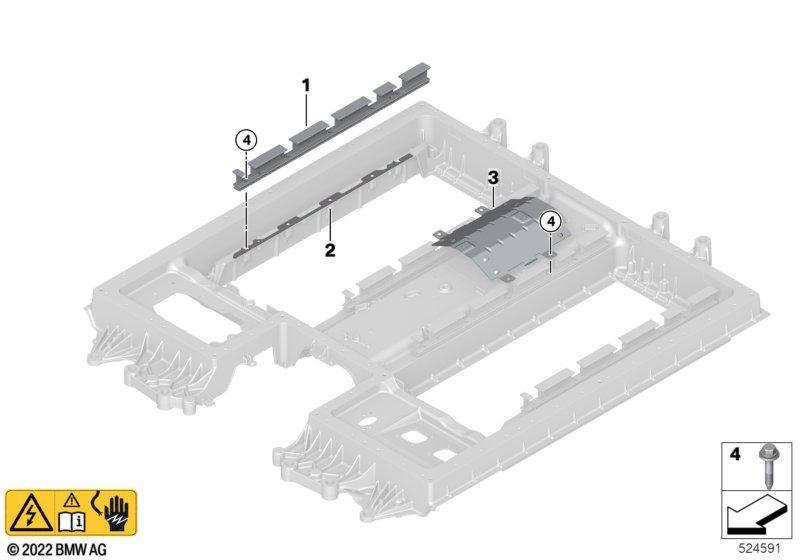 Hochvolt-Batterie Klemmleisten