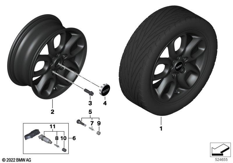 MINI LM Rad Loop Spoke 494 - 16" SZ