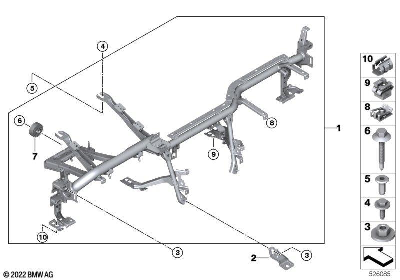 Träger Instrumententafel