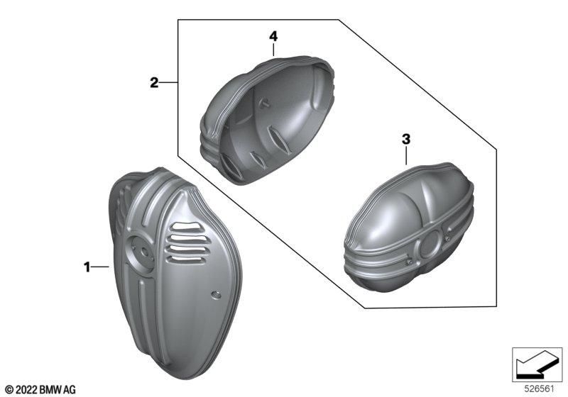 BMW Motorrad Satz Zylinderkopfhaube - LEEBMANN24