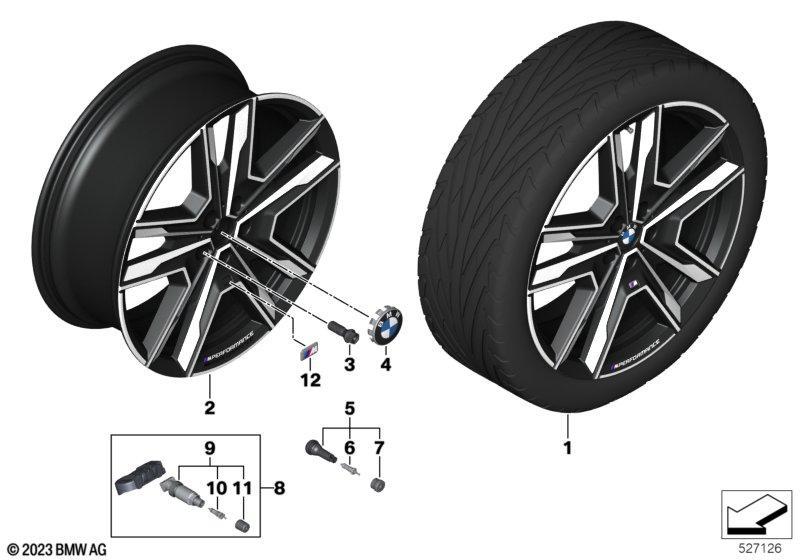 BMW LM-Rad Doppelspeiche 877M - 21" SZ