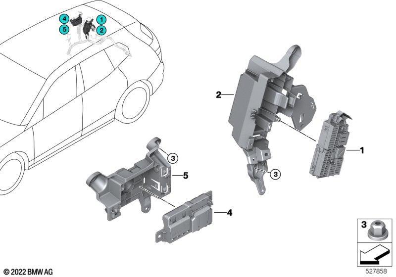 Stromverteiler / B+ Verteiler hinten