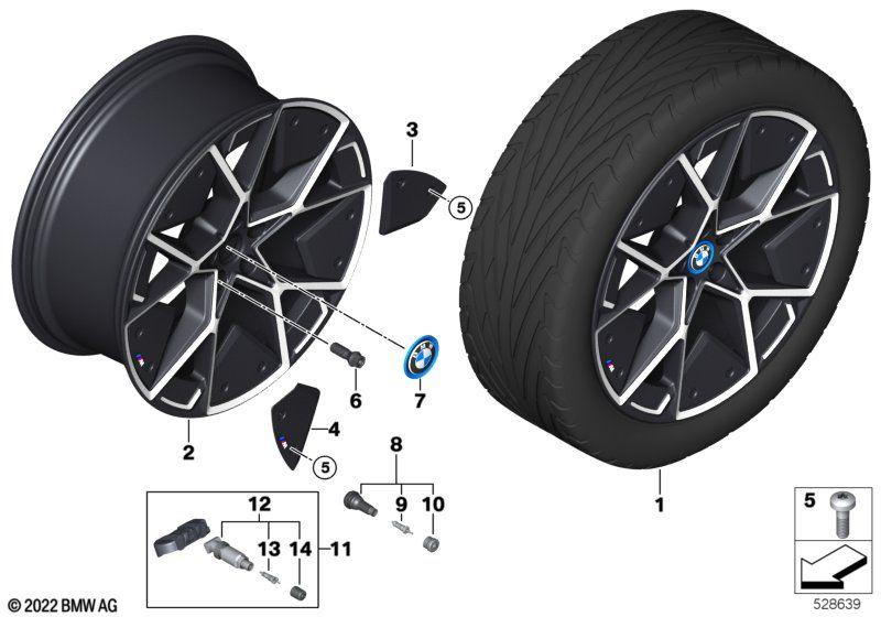 BMW LA wheel Aero Spoke 1022M - 22" OA