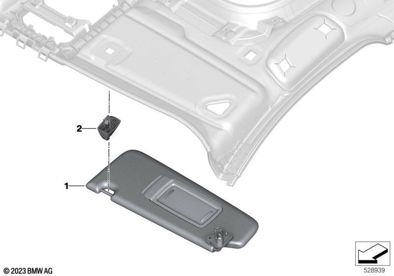 Individual Sonnenblende Alcantara