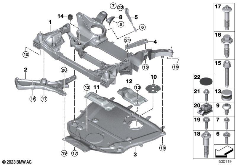 Vorderachsträger Allrad