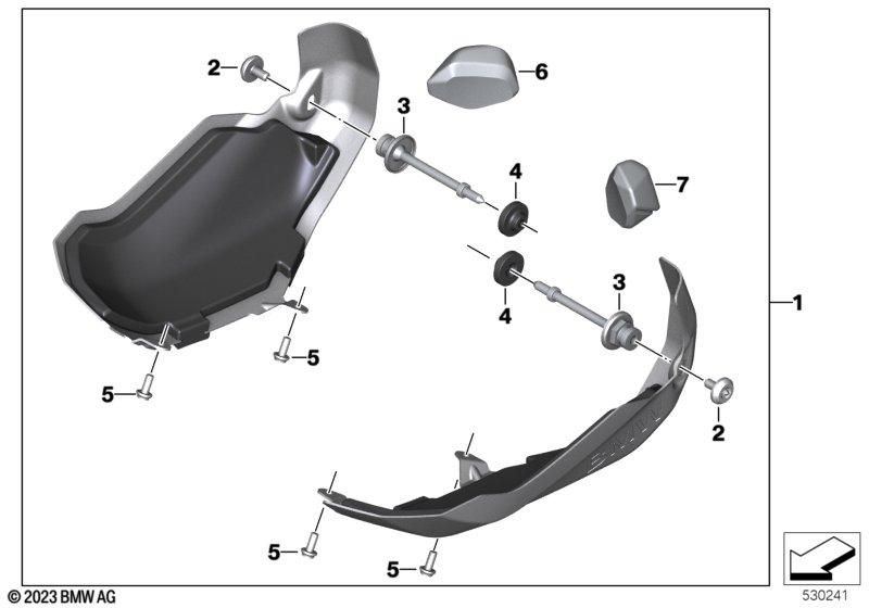 BMW Motorrad Zylinderkopfhaubenschutz - LEEBMANN24 