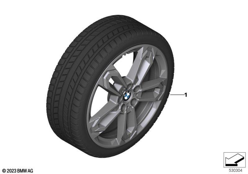 Winterkomplettrad Doppelspeiche 1041-19"