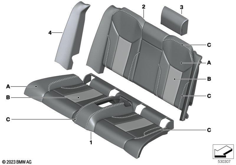 Individual Bezug Sitz hinten