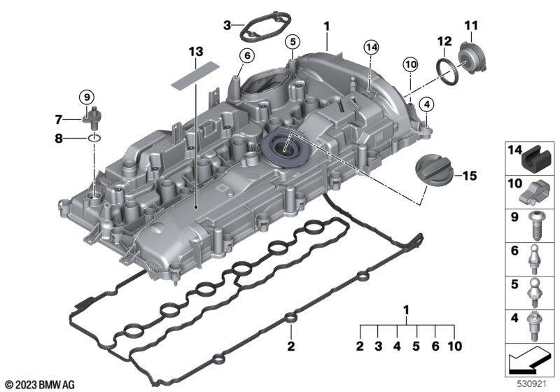 Zylinderkopfhaube/Anbauteile