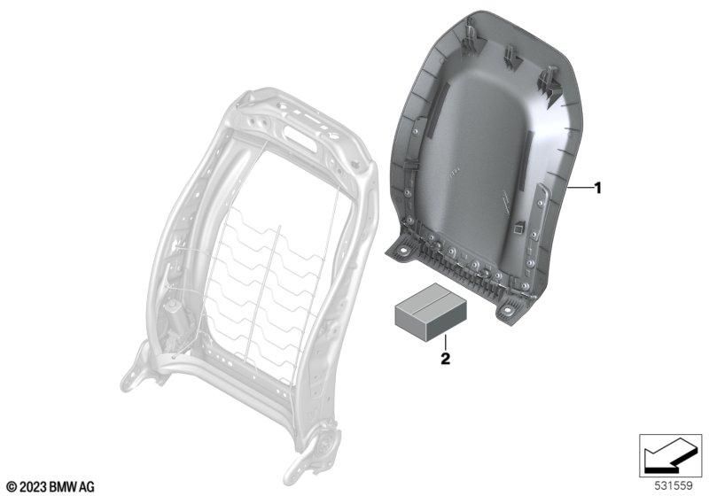 Kleinteile Backpanel