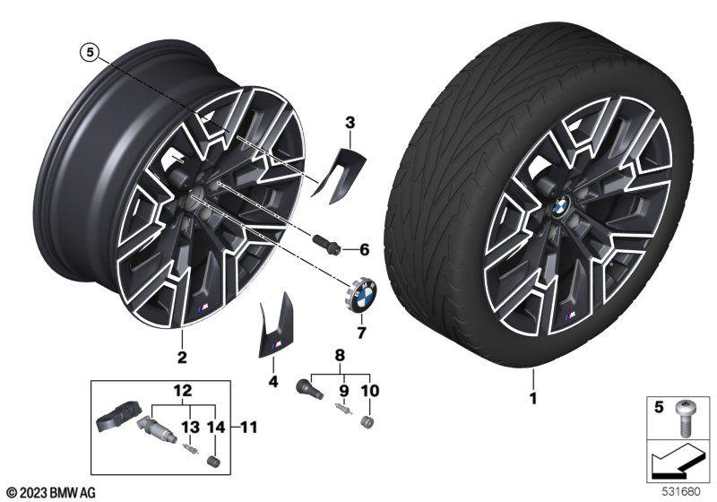 BMW LA wheel aerodynamics 939M - 20"