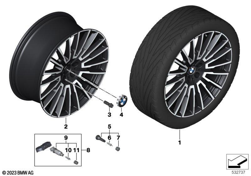 BMW LM-Rad Vielspeiche 1055I-21"