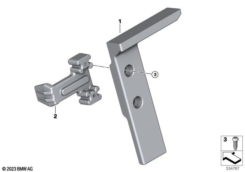 Verriegelung Halter Navivorbereitung