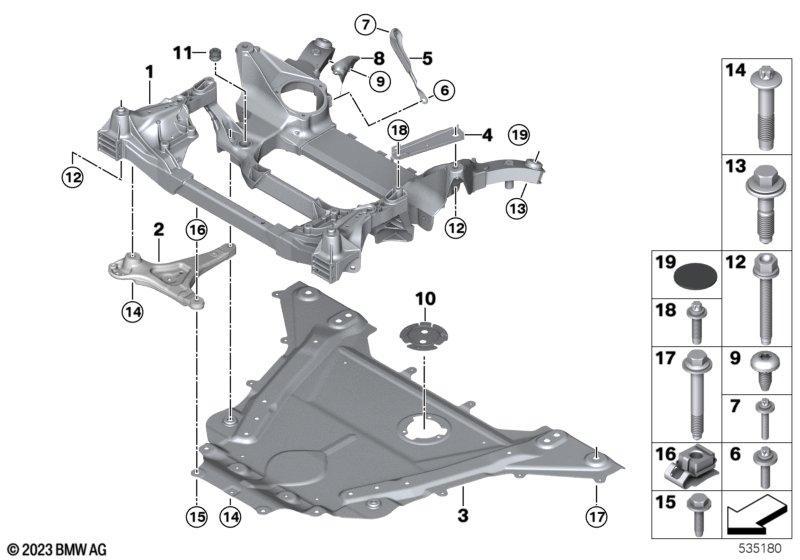 Vorderachsträger Allrad