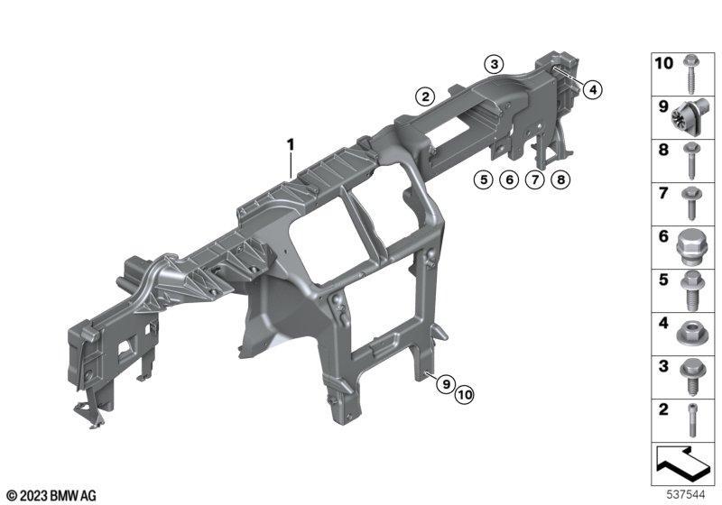 Träger Instrumententafel