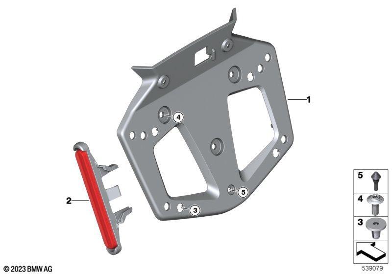 Kennzeichenadapter / Rückstrahler