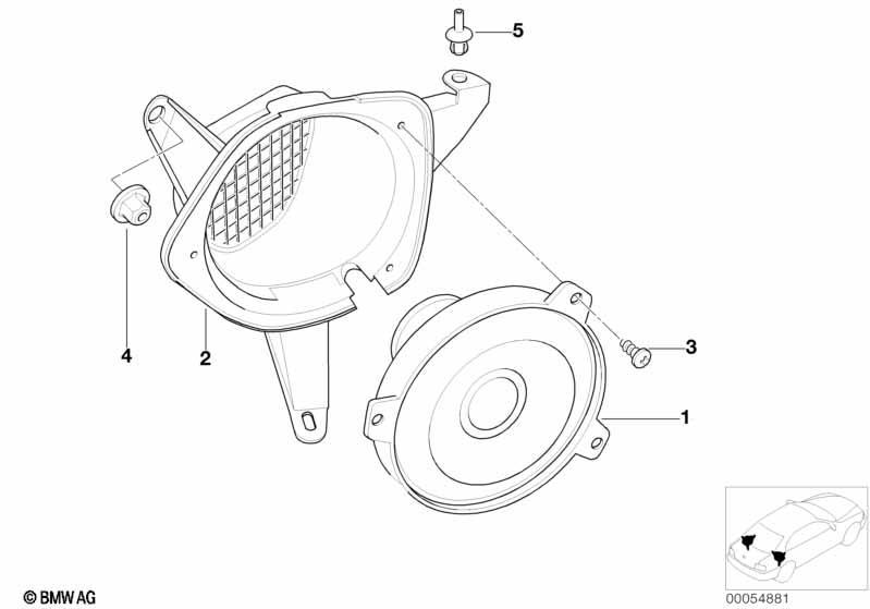 Stereo System hinten