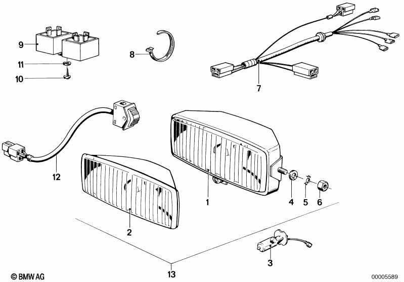 Verkleidung Kennleuchte/Scheinwerfer